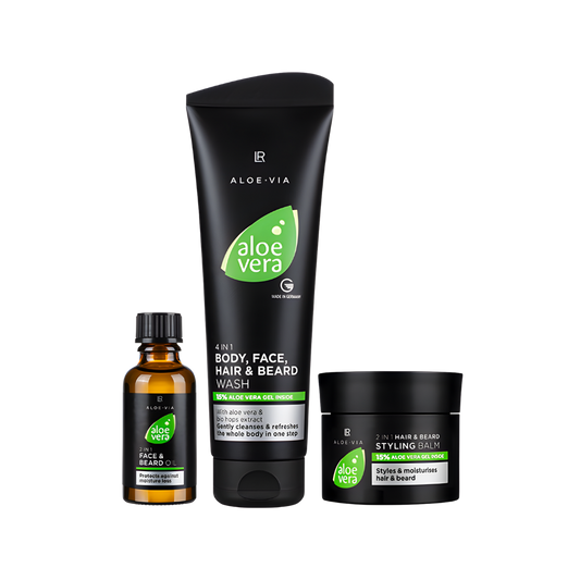 LR ALOE VIA - Aloe Vera Erkek Bakım Seti