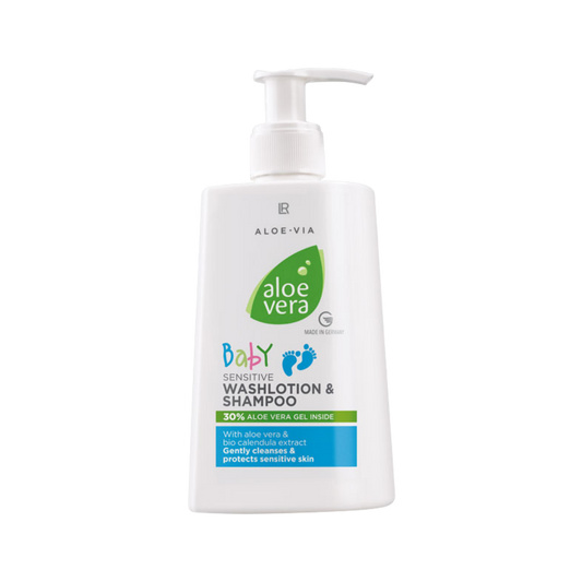 LR ALOE VIA - Aloe Vera Baby Hassas Yıkama Losyonu ve Şampuanı 250ml